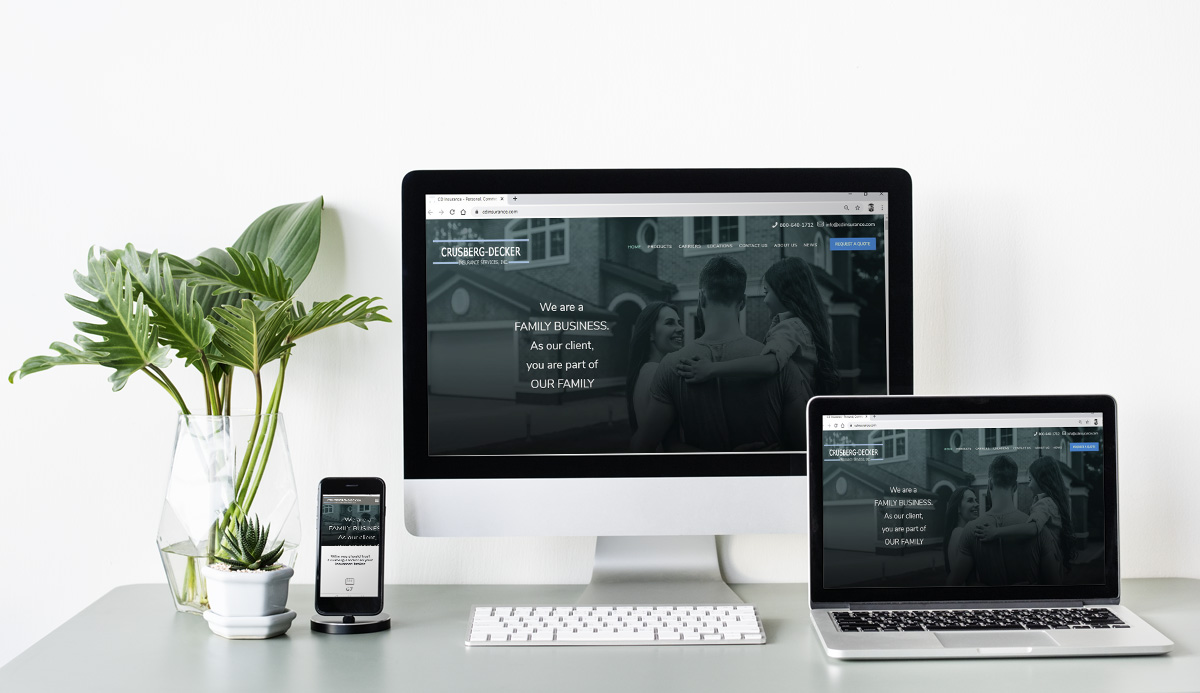 Multi Location Websites for Crusberg-Decker Insurance Services